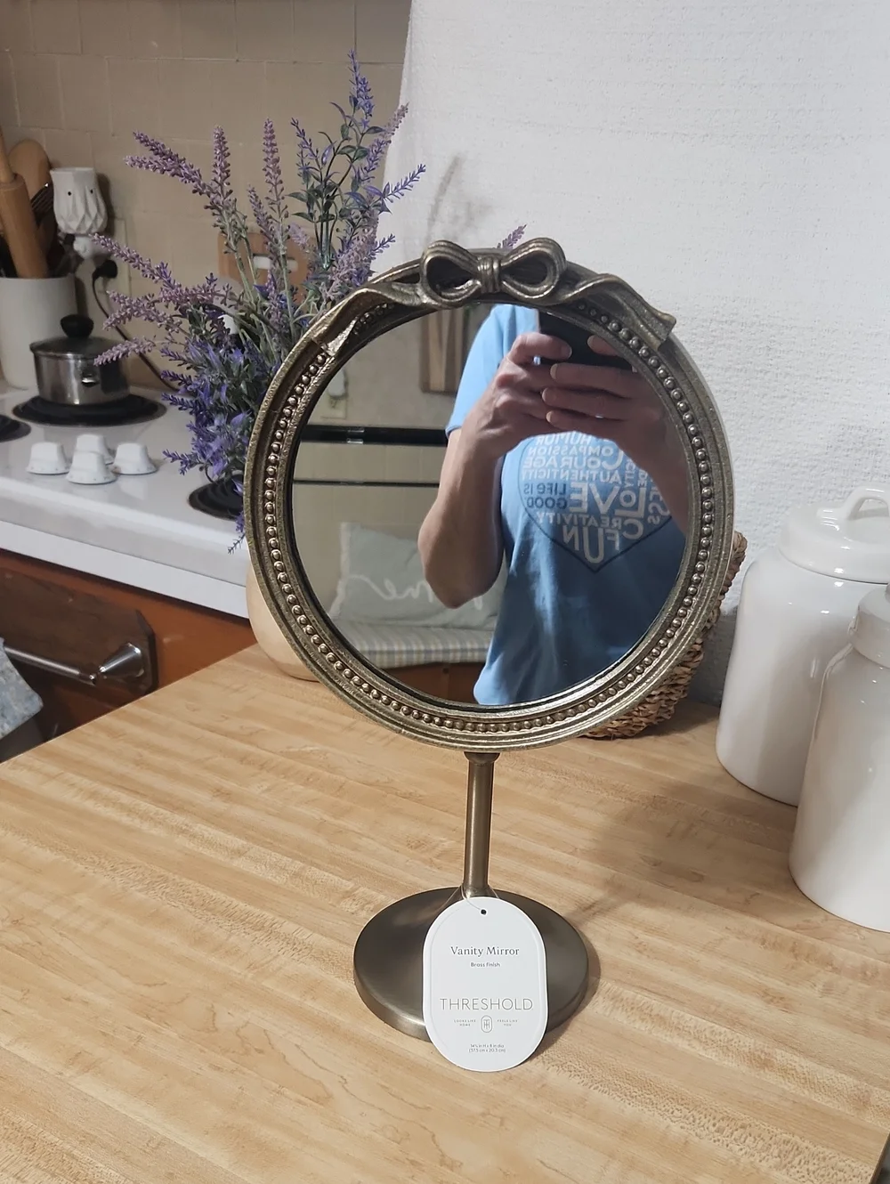 THRESHOLD BRASS vanity Mirror